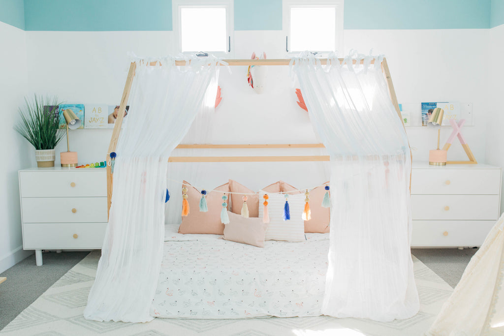 Where can I get curtains for over a house bed?