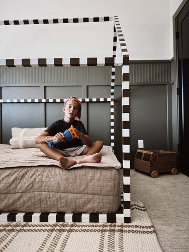 DIY: Add a Little Charm By Painting a Piece of Furniture With Stripes