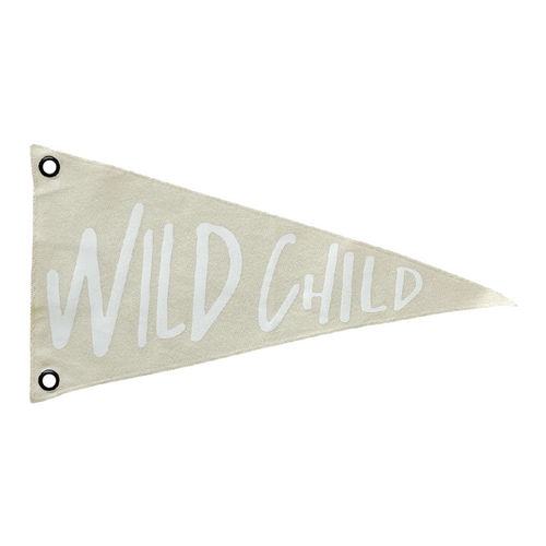 Wild Child Pennant | Natural
