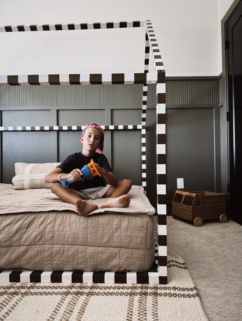 DIY: Add a Little Charm By Painting a Piece of Furniture With Stripes