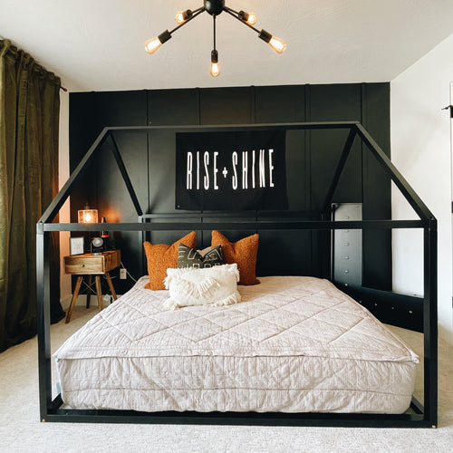 Full Size House Bed | Black